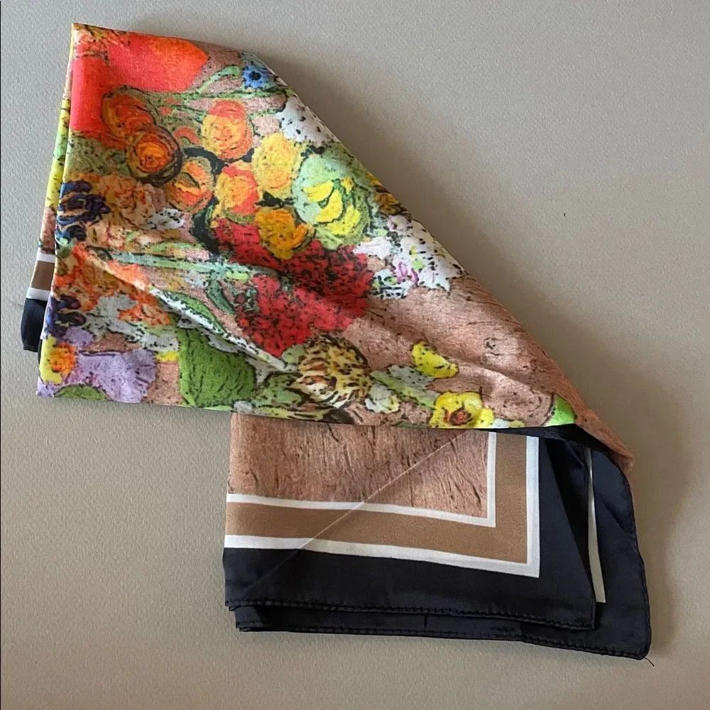 Floral Scarf N1367 - Picture 3 of 3